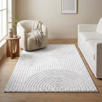 Vloerkleed Panglao - Wit 120x80cm - Polypropyleen - Dekbed-Discounter.nl