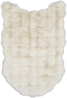 Vloerkleed Polar - 60x90 Cm - Polyester - Crème