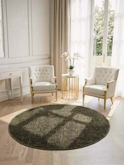 Vloerkleed Prisma Rond - Groen Xcm - Polyester - Dekbed-Discounter.nl