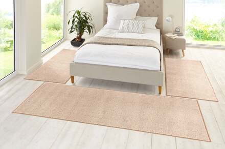 Vloerkleed Pure Bedomranding - Taupe Creme Xcm - Polypropyleen - Dekbed-Discounter.nl