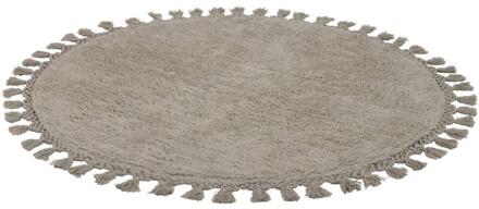 Vloerkleed Raya - Ø100 Cm - Katoen - Beige