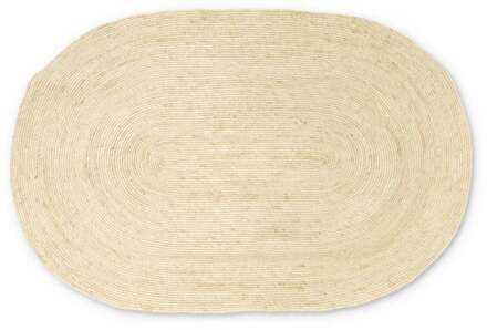 Vloerkleed riet ovaal - naturel - 120x180 cm