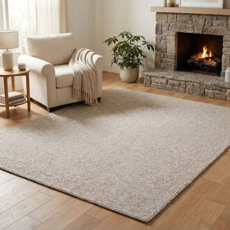 Vloerkleed Rocco - Beige 290x200cm - Polypropyleen - Dekbed-Discounter.nl