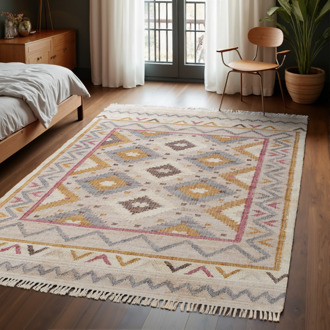 Vloerkleed Roya 300x200cm - Jute Katoen - Dekbed-Discounter.nl