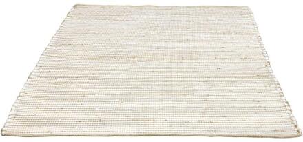Vloerkleed Sahil - Wit - 90x150 Cm - Jute - Wit#Beige