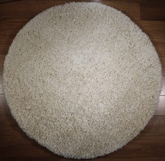 Vloerkleed Shaggy Plus 903 Cream 120x120 cm-Round