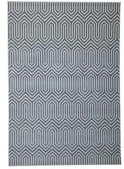 Vloerkleed Structura geometrisch - grijs/wit - 200x290 cm - Leen Bakker - 290 x 200