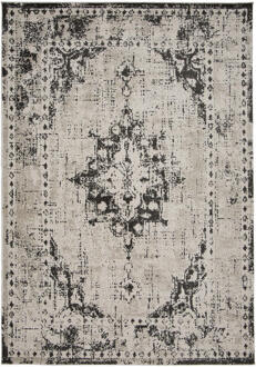 Vloerkleed Urali - Licht/antraciet - 160x230 Cm - Polypropyleen - Grijs