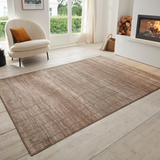 Vloerkleed Vintage Coastal - Beige 200x80cm - Polypropyleen - Dekbed-Discounter.nl Beige,Meerkleurig - 80 x 200 cm