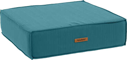 Vloerkussen Korai - turquoise - PU-schuim/polyester - 45 x 45 cm - zitkussen