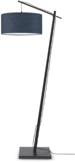 Vloerlamp Andes - Zwart|Blauw - 72x47x176cm