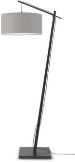 Vloerlamp Andes - Zwart|Lichtgrijs - 72x47x176cm