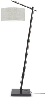 Vloerlamp Andes - Zwart|Naturel - 72x47x176cm