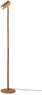 Vloerlamp  bamboe Java h.141cm, LED3W GU10, naturel