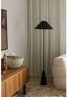 vloerlamp Cannes, zwart, hoogte 140 cm