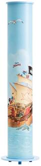 Vloerlamp Capt'n Sharky voor de kinderkamer lichtblauw