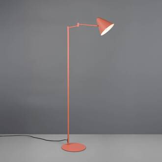 Vloerlamp Cosima, abrikoos, hoogte 126 cm, metaal