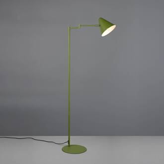Vloerlamp Cosima, groen, hoogte 126 cm, metaal