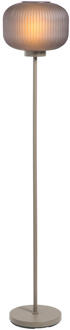 Vloerlamp Ella E27 - 150x30x30 Cm - Metaal - Taupe