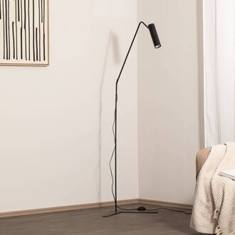 Vloerlamp Eye Super met beweegbare kop, zwart