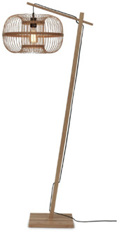 Vloerlamp Hokkaido - Bamboe - 55x38x150cm Bruin