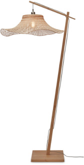 Vloerlamp Ibiza - Bamboe - 83x65x176cm Bruin
