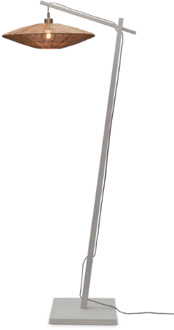 Vloerlamp Iguazu - Bamboe Wit|Jute - 78x55x176cm Bruin