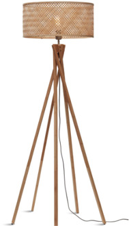 Vloerlamp Java - Bamboe - Ø50x146cm Bruin