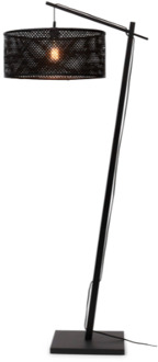 Vloerlamp Java - Bamboe Zwart - 75x50x176cm