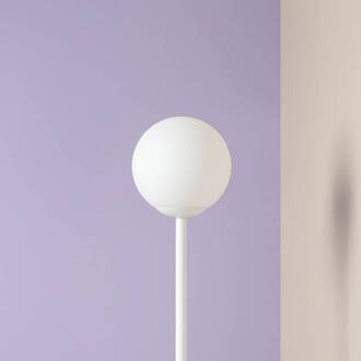 Vloerlamp Joel, wit, 1-lamp wit, wit mat