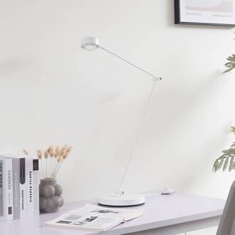 vloerlamp Jyla, 88 cm, mat wit, GX53, flexibel wit mat