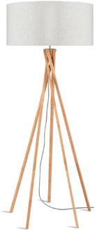 Vloerlamp Kilimanjaro - Naturel|Bamboe - Ø60cm Bruin