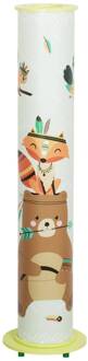 Vloerlamp Little Indians 95/15 mint dierenmotieven mint, bont