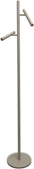 Vloerlamp Luogo 2 lichts H 150 cm beige