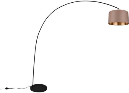 Vloerlamp Mansur taupe excl. 1 x E27 4W - - Breedte: 200.00 cm