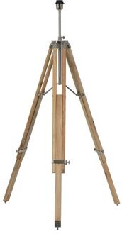 Vloerlamp MATISSE driepoot - Hout Naturel Verstelbaar- M Bruin