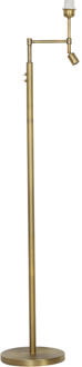 Vloerlamp MONTANA - antiek brons met LED Brons, Goud