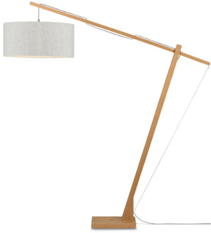 Vloerlamp Montblanc - Bamboe|Naturel - 175x60x207cm Bruin
