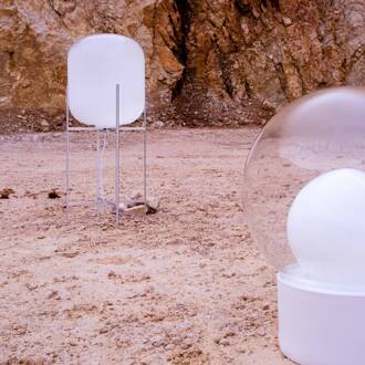 vloerlamp Oda Medium, wit/wit, hoogte 85 cm wit, wit