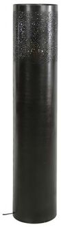 Vloerlamp Ø25 cilinder 120cm / Zwart nikkel