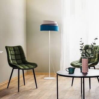 Vloerlamp Pastel Trio turquoise/grijs/lichtgrijs turkoois, grijs, lichtgrijs, wit