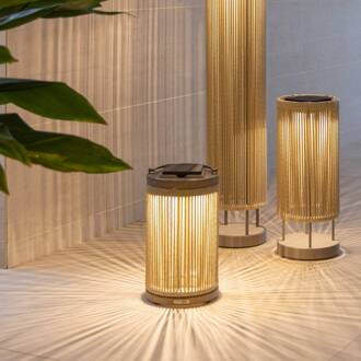 Vloerlamp Rop&Strip hoogte 40 cm, 3.000 K, 500 lm beige, nootmuskaat