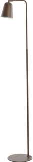 Vloerlamp Selamo houtprint Donkerbruin - - Breedte: 25.00 cm