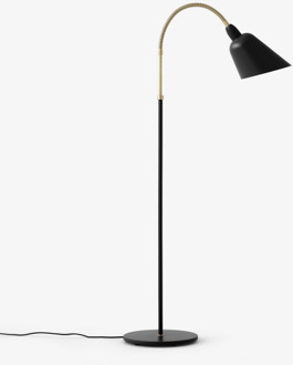 Vloerlamp &tradition Bellevue vloerlamp Black & Brass Zwart