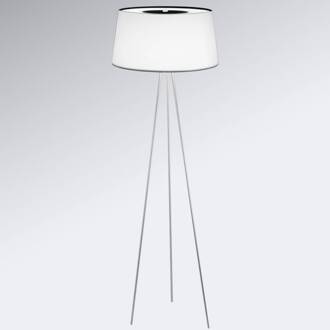 vloerlamp Tripod, wit, hoogte 175 cm, dimmer