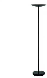 Vloerlamp Up Led Zwart incl. Dimmer