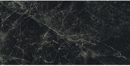 Vloertegel Ape Grupo Alpi Green 60x120 cm Gepolijst Zwart Marmerlook Ape Grupo