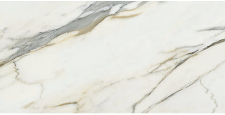 Vloertegel Ape Grupo Calacatta Borghini 60x120 cm Gepolijst Wit Marmerlook Ape Grupo