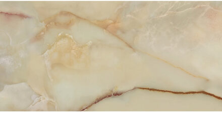 Vloertegel Ape Grupo Onice Honey 60x120 cm Gepolijst Bruin Marmerlook Ape Grupo