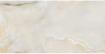 Vloertegel Ape Grupo Onice Nacar 60x120 cm Gepolijst Creme Marmerlook Ape Grupo